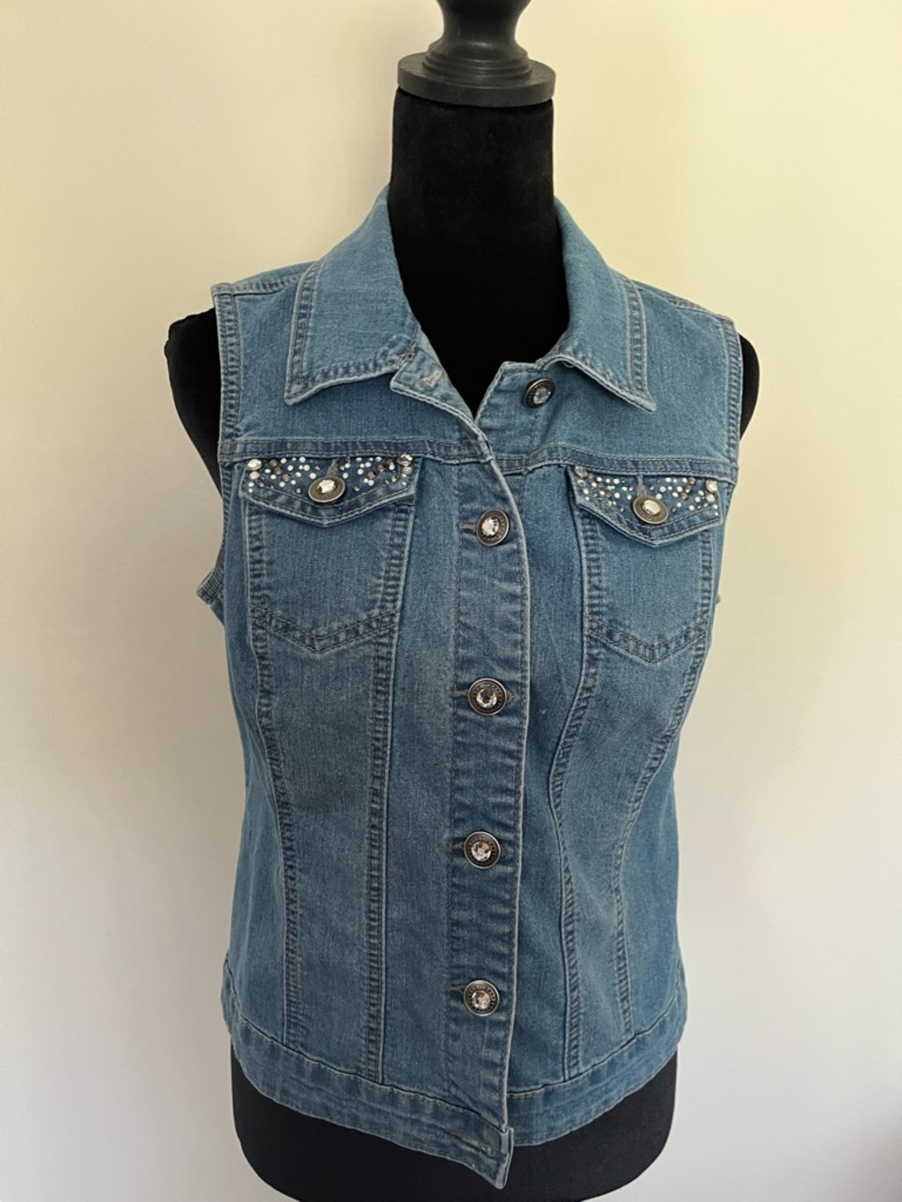 Baccini Light Blue‎ Denim Top